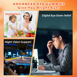 ATLEMISME Lutein Gummies gomas naranjas brillantes para sabor agradable