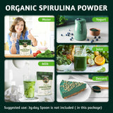 ATNreuro espirulina organica, rica en hierro, apoyo para dietas vegetarianas