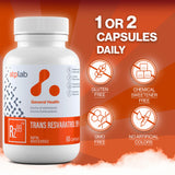 ATP LAB Trans Resveratrol: cápsulas sin gluten para dietas sensibles