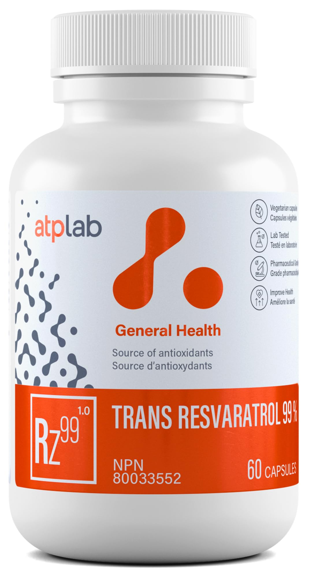 ATP LAB Trans Resveratrol cápsulas: fuente de antioxidantes para la salud diaria