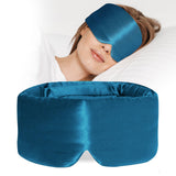 ATreebay máscara de seda para dormir, frente, suavidad que reduce la fricción facial.