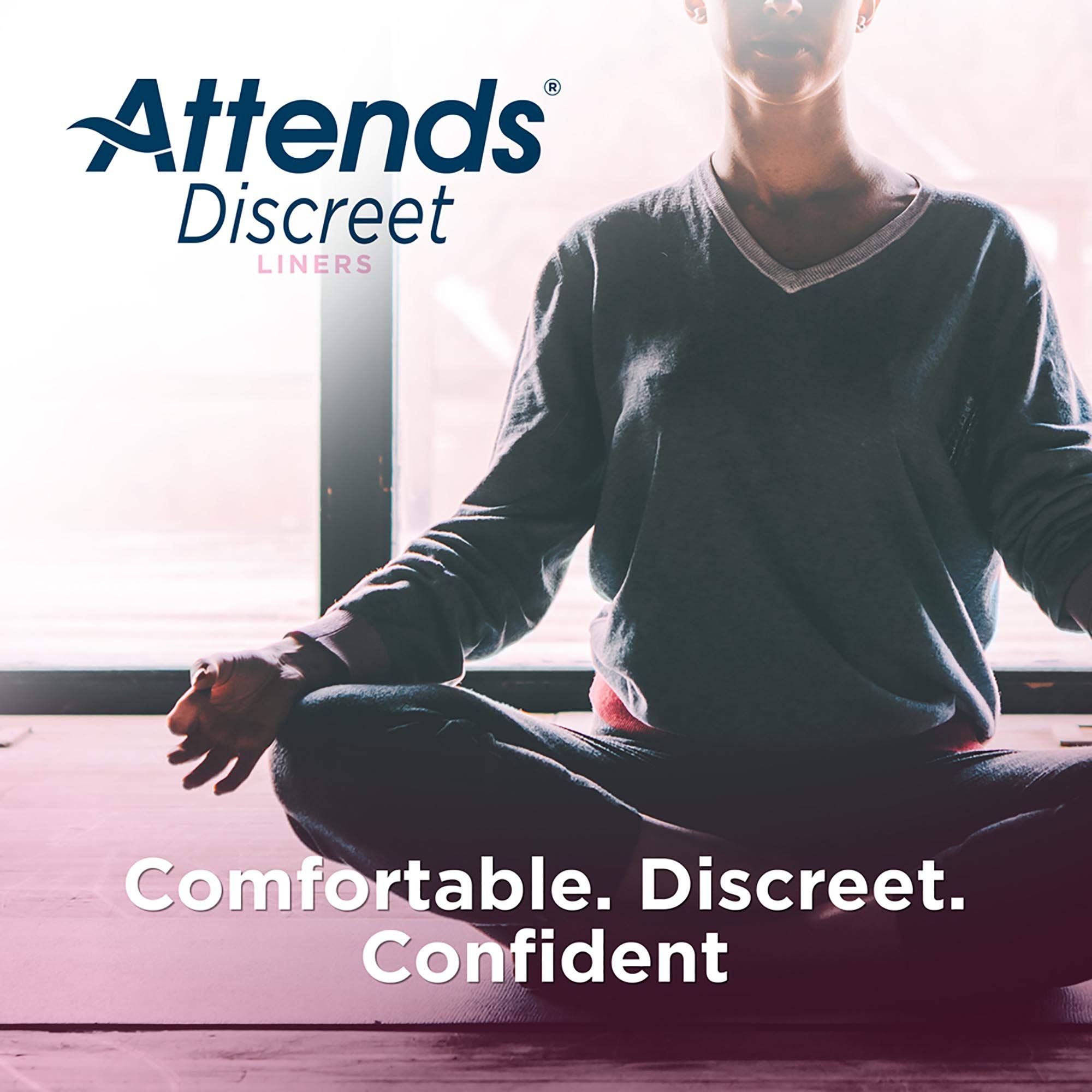 Attends Confianza Discreta, textura suave para piel sensible