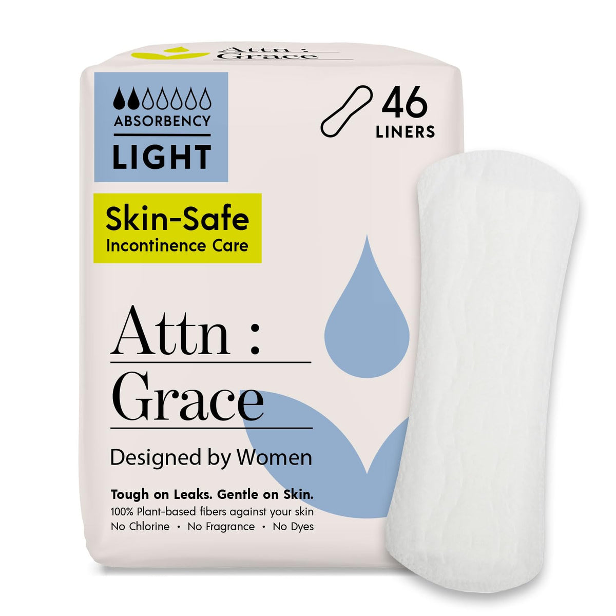 Attn: Grace protector diario ligero, ideal para filtraciones leves y comodidad diaria.