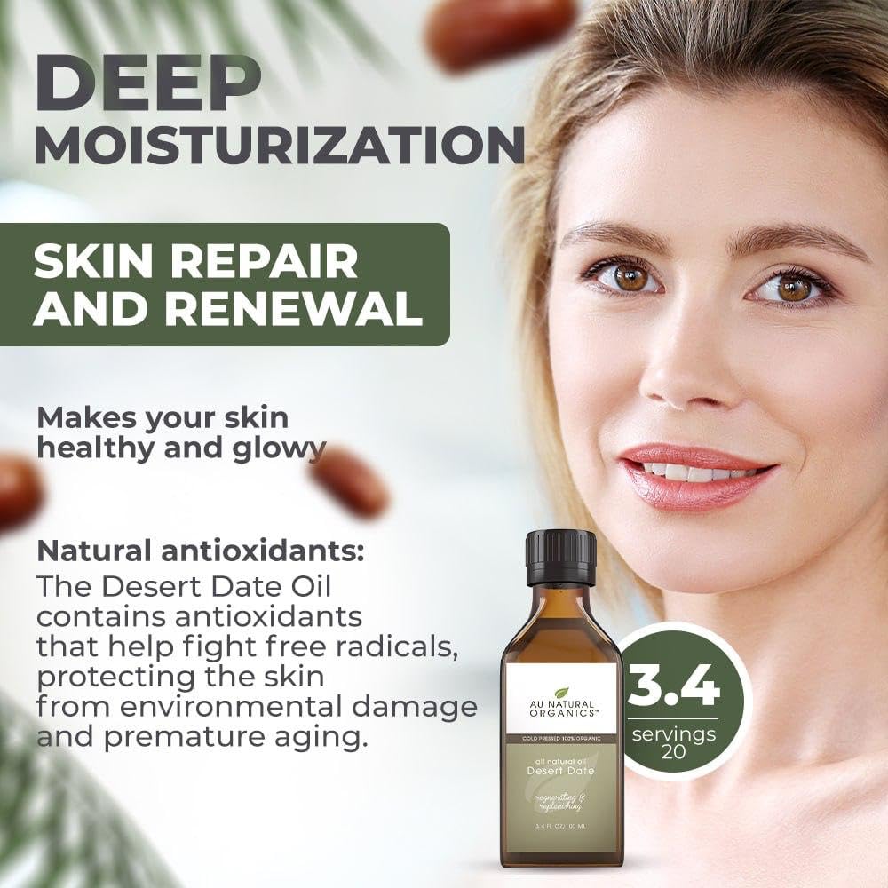 Textura suave del aceite para uso facial nocturno.