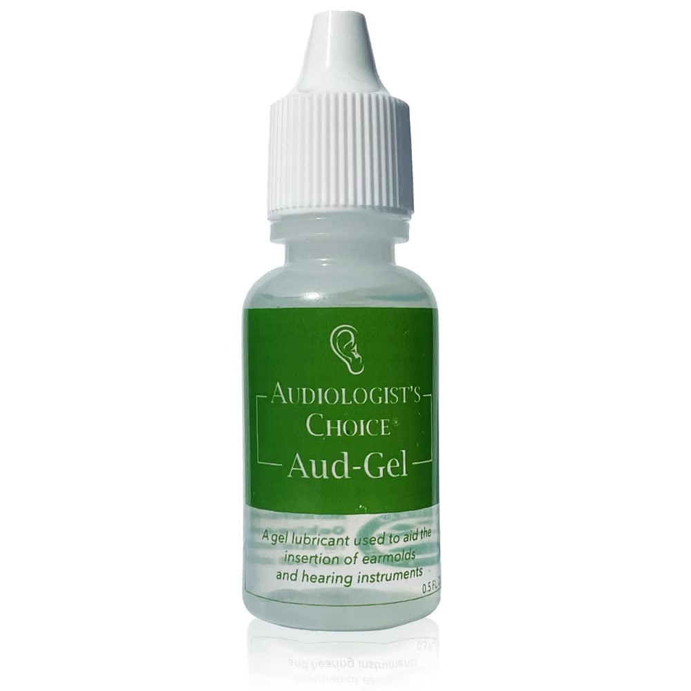 Aud-Gel de Audiologist's Choice para audífonos y moldes, facilita una inserción suave