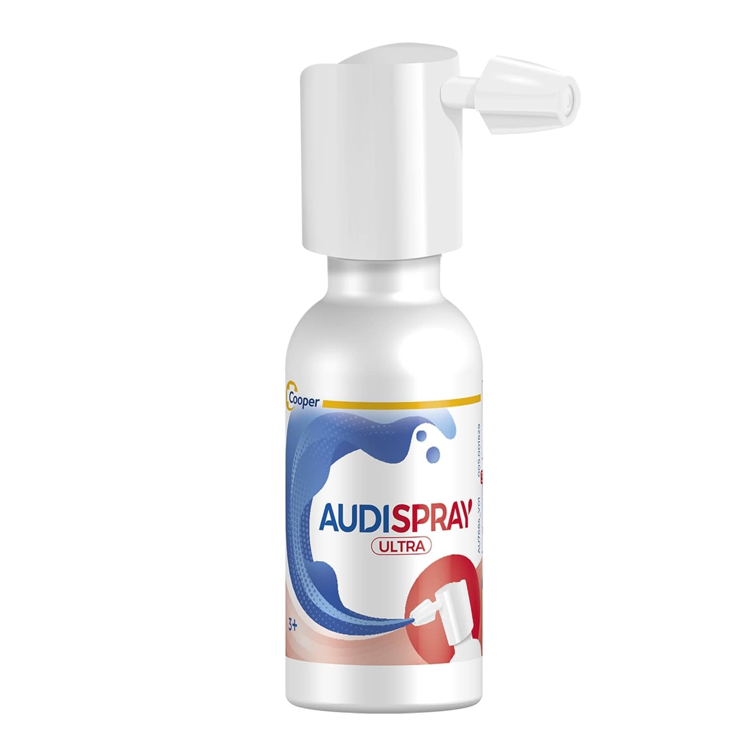 Audispray Ultra cerumen spray en botella de 20 ml para higiene auditiva diaria