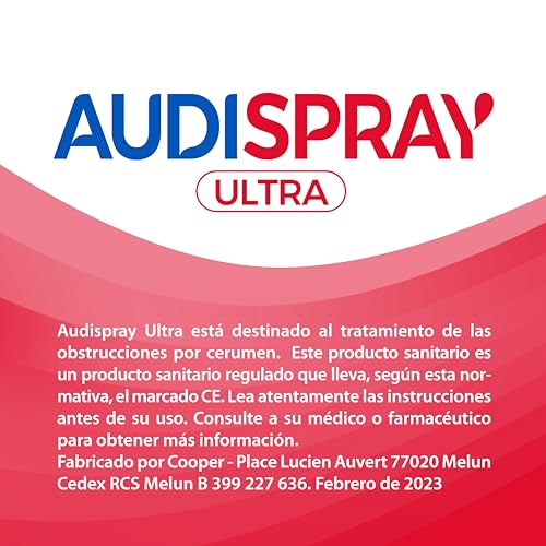 Audispray Ultra etiqueta clara facilita identificación y uso seguro