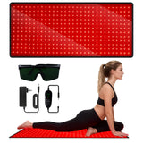 AUDODO manta terapia luz roja cobertura cuerpo amplia para uso seguro en casa