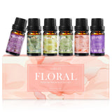 Auelife Rose: aceites florales en frasco ámbar para difusor y ambientación romántica.