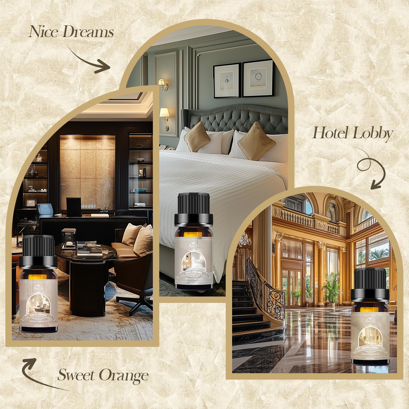 Auelife Hotel Collection: aroma té blanco con tomillo para sensación fresca