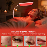 Panel de luz roja 660nm e infrarroja 850nm para uso facial y corporal