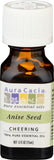 Aura Cacia aceite esencial de anis, botella vista, aroma cálido para ambientar espacios