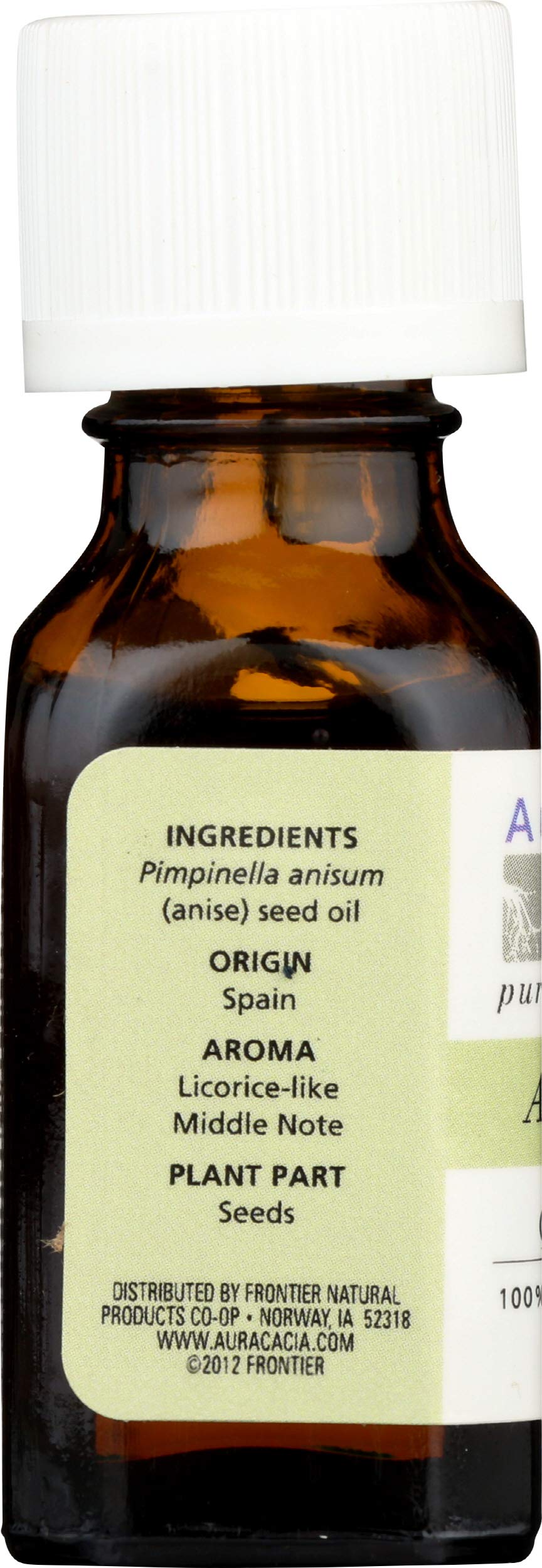 Aura Cacia caja producto, envase compacto, listo para estantería de cosmética natural