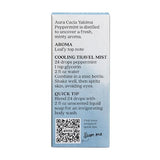 Aura Cacia aceite esencial menta piperita para difusor, aporta frescura en cualquier habitación.
