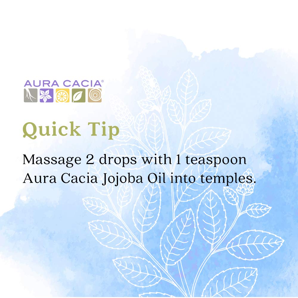 Aura Cacia inhalación suave para energía rápida.