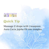 Aura Cacia inhalación suave para energía rápida.