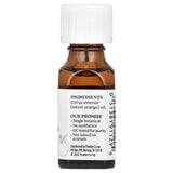 Aura Cacia aceite esencial naranja dulce, botella de vidrio para atmósfera positiva.