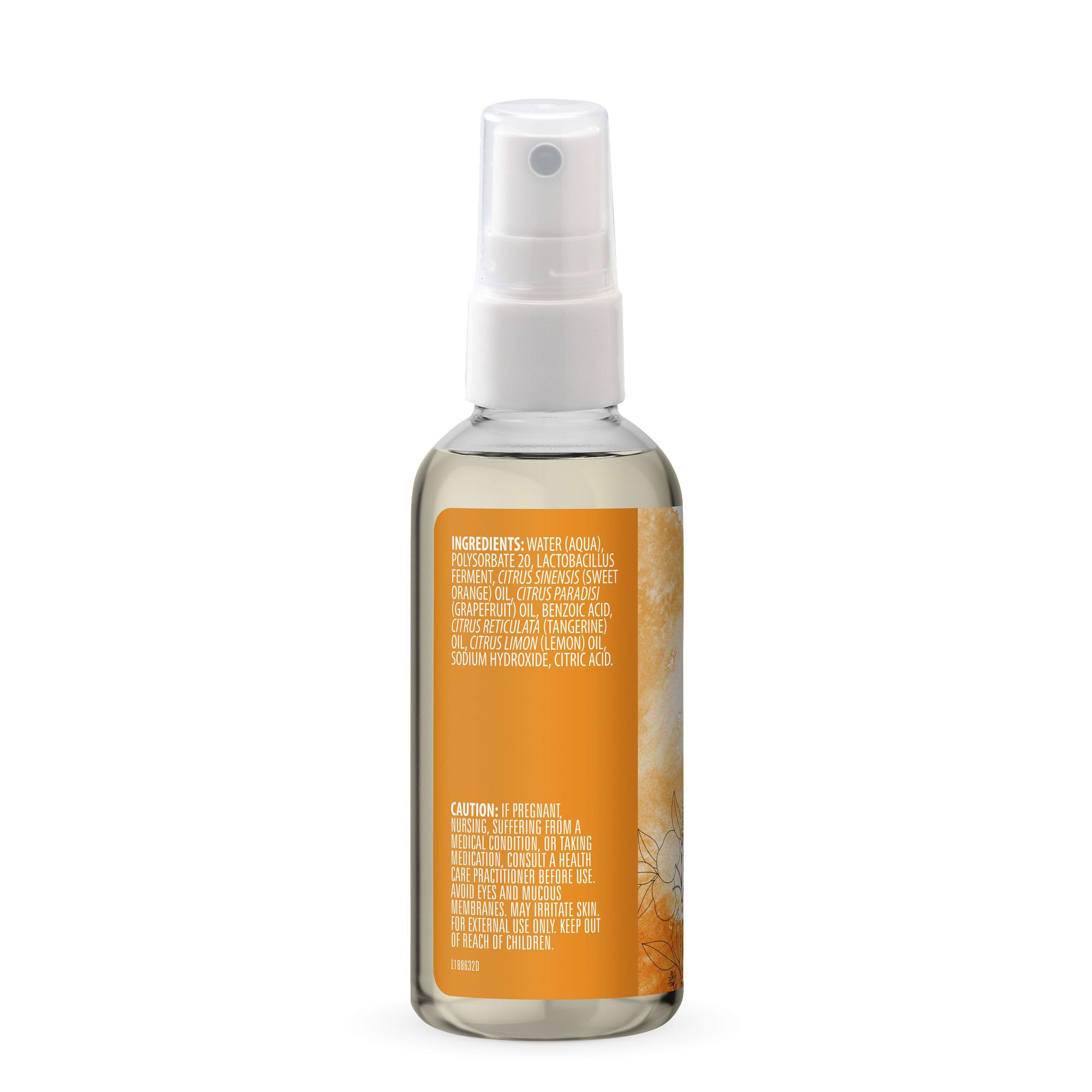 Botella de aluminio Aura Cacia de 4 onzas, portátil y reciclable.