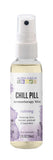 Aura Cacia Chill Pill: frasco con lavanda para aroma calmante en casa.