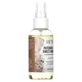 Etiqueta de la bruma de aromaterapia Aura Cacia Patchouli Naranja