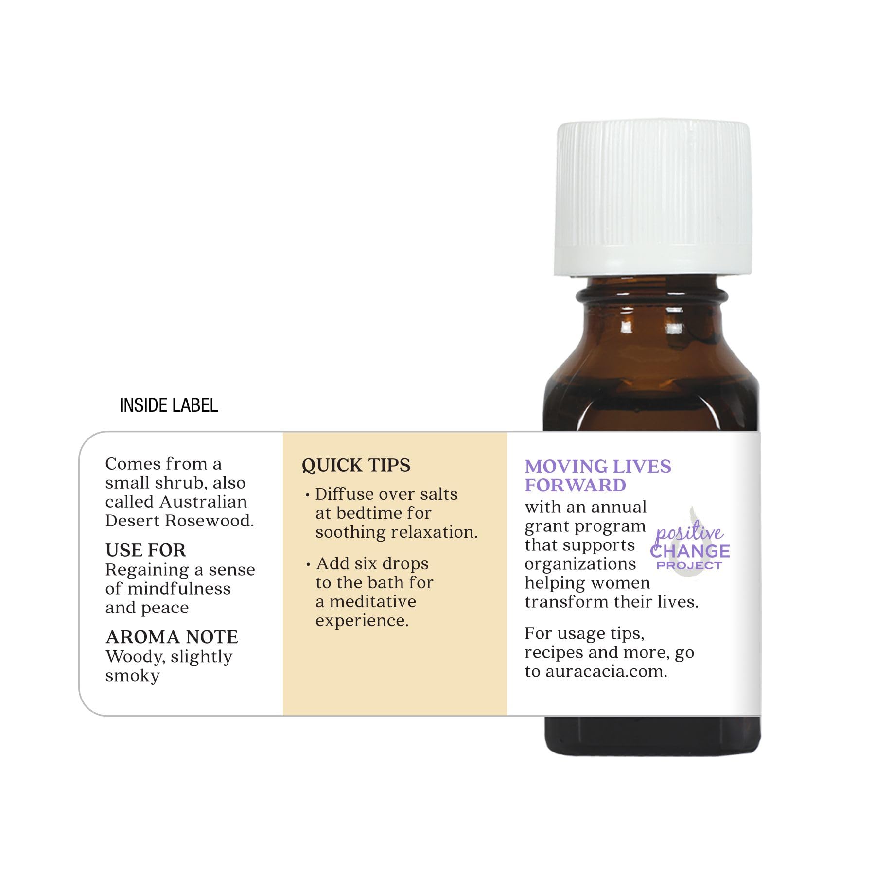 Aura Cacia Buddha Wood en jojoba: ideal para el cuidado diario de la piel.