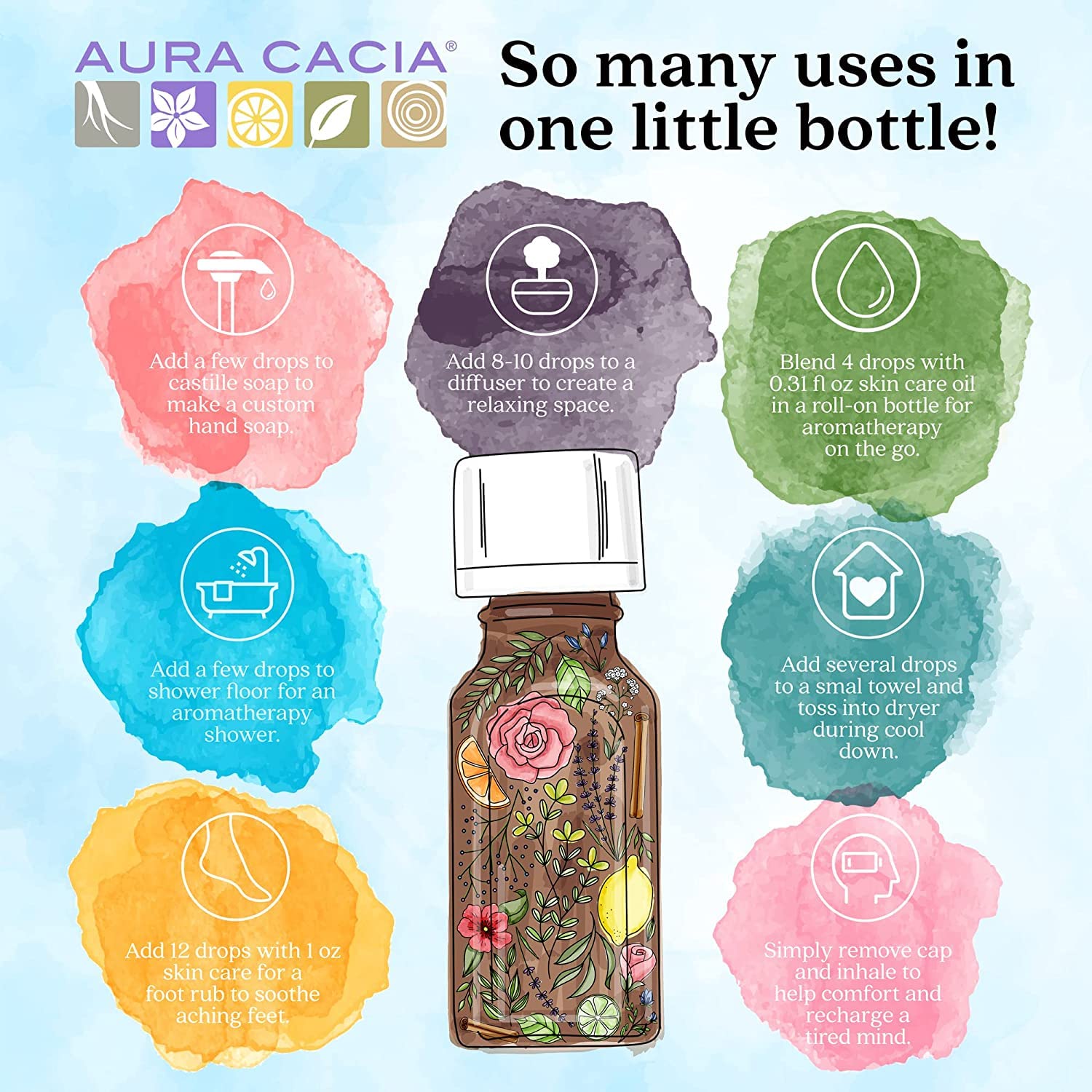 Aura Cacia Chill Pill: difusor para habitación que crea ambiente sereno y relajante