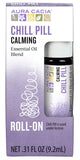 Aura Cacia Chill Pill Roll-On Naranja Dulce y Lavanda, relajación sensorial para uso rápido