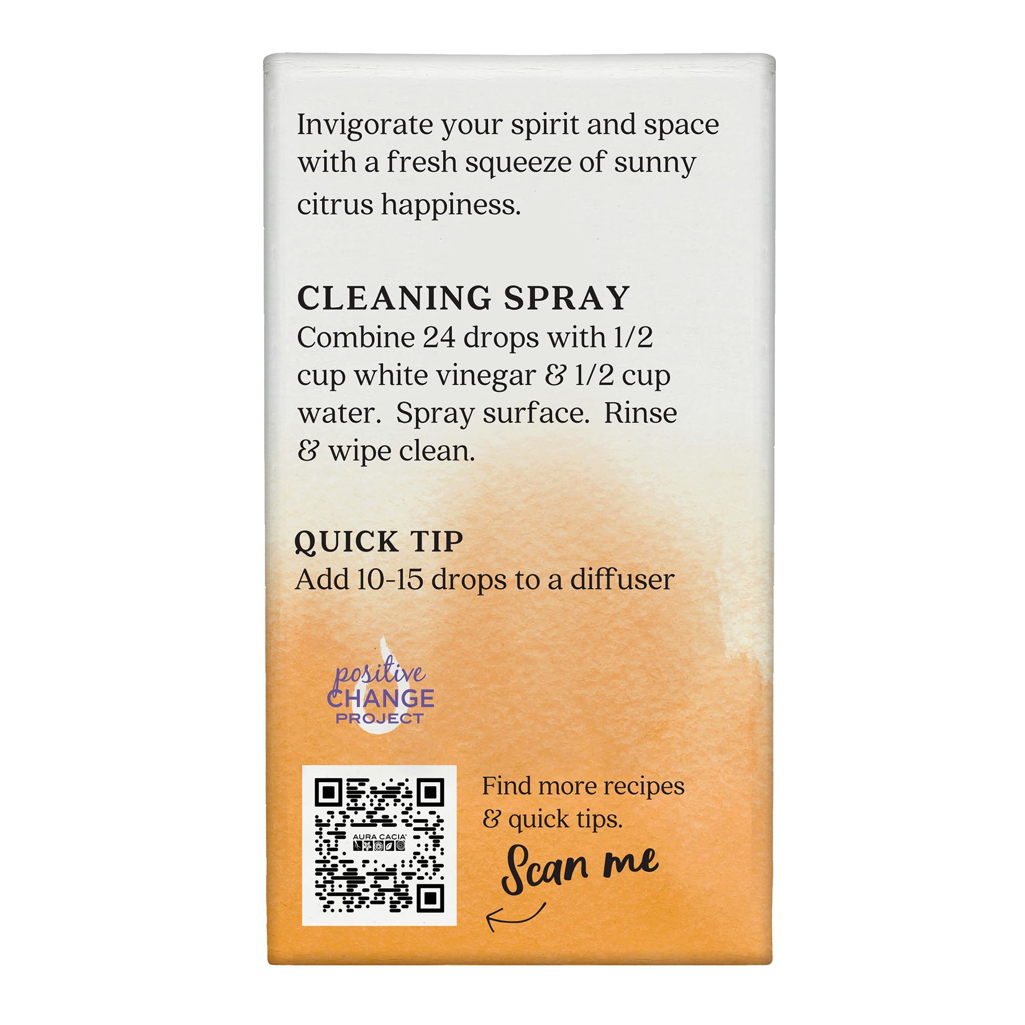 Aura Cacia Citrus Burst spray para ambientar y limpiar superficies.