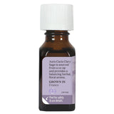 Aura Cacia Clary Sage: gotas listas para difusión y mezclas personalizadas.