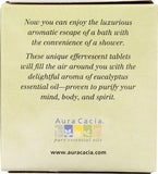 Aura Cacia envase compacto que destaca la pureza de aceites esenciales.