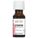 Aura Cacia Geranio frasco 15ml, aroma floral suave para perfumería casera