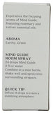 Aura Cacia Guía Mental: etiqueta frontal con marca y propósito de concentración.