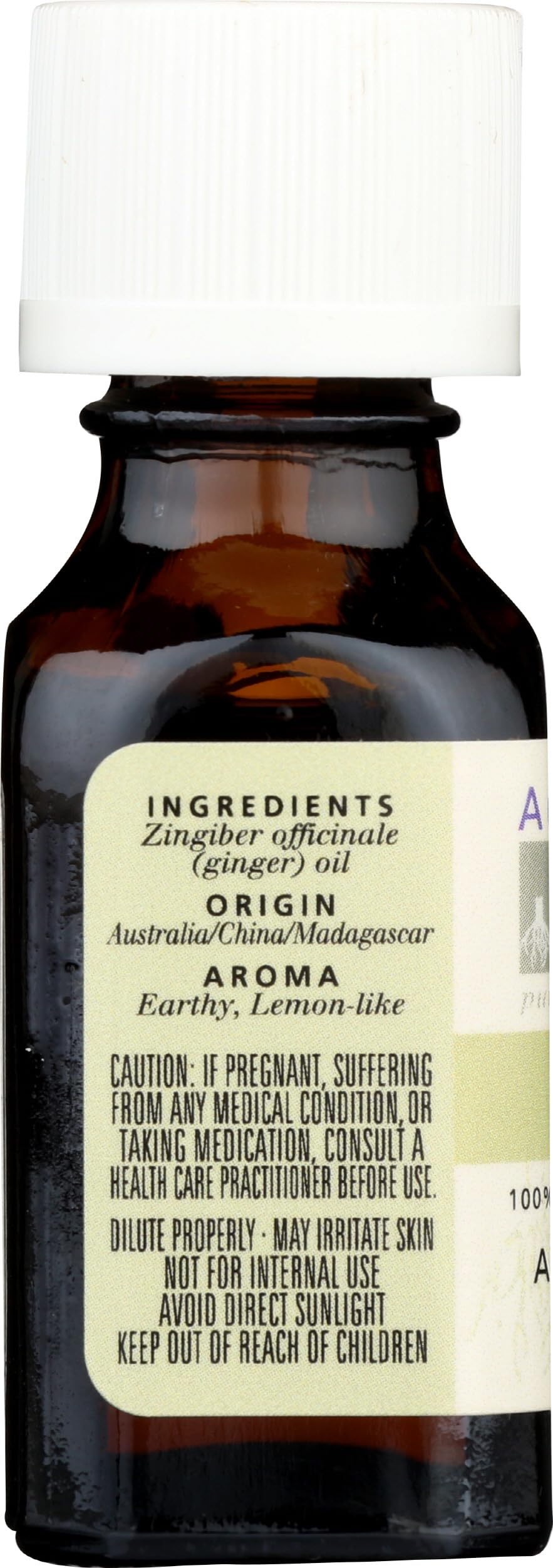 Aura Cacia Jengibre: nota base en perfumeria natural, aporta profundidad a cremas y difusores.