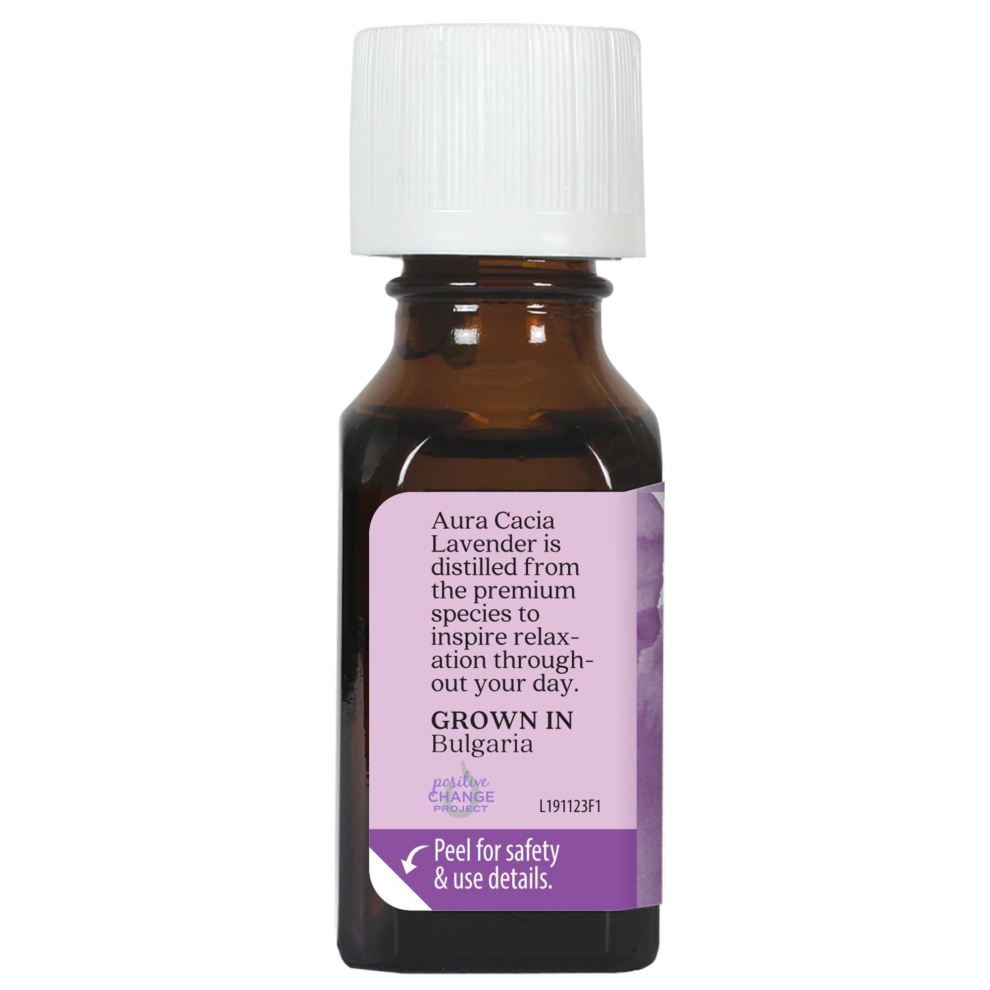 Aura Cacia Lavanda, aceite esencial, difusor en casa para un ambiente calmante.