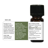 Aura Cacia Lavanda Francesa Orgánico, uso doméstico; limpieza suave de superficies.