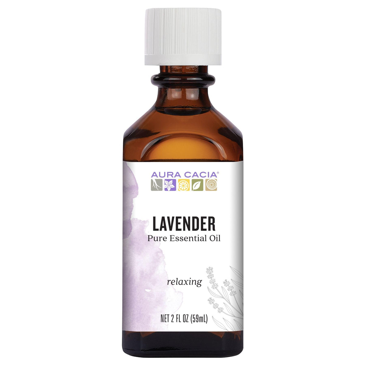 Aura Cacia Lavanda Frasco de 60 ml para aromaterapia