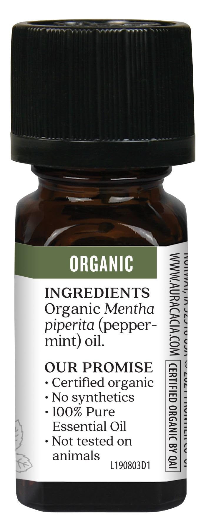 Aura Cacia menta Piperita destilacion vapor para diffusers y cuidado personal