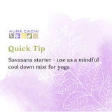 Aura Cacia Mist spray aromático, ideal para ritual diario de relajación.