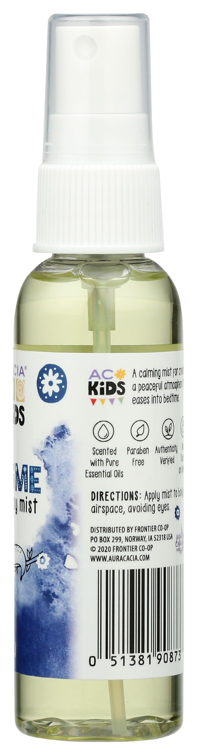 Aura Cacia Rocio Niños Hora de Dormir, uso en ambiente, rocía para mejorar el ambiente de dormir