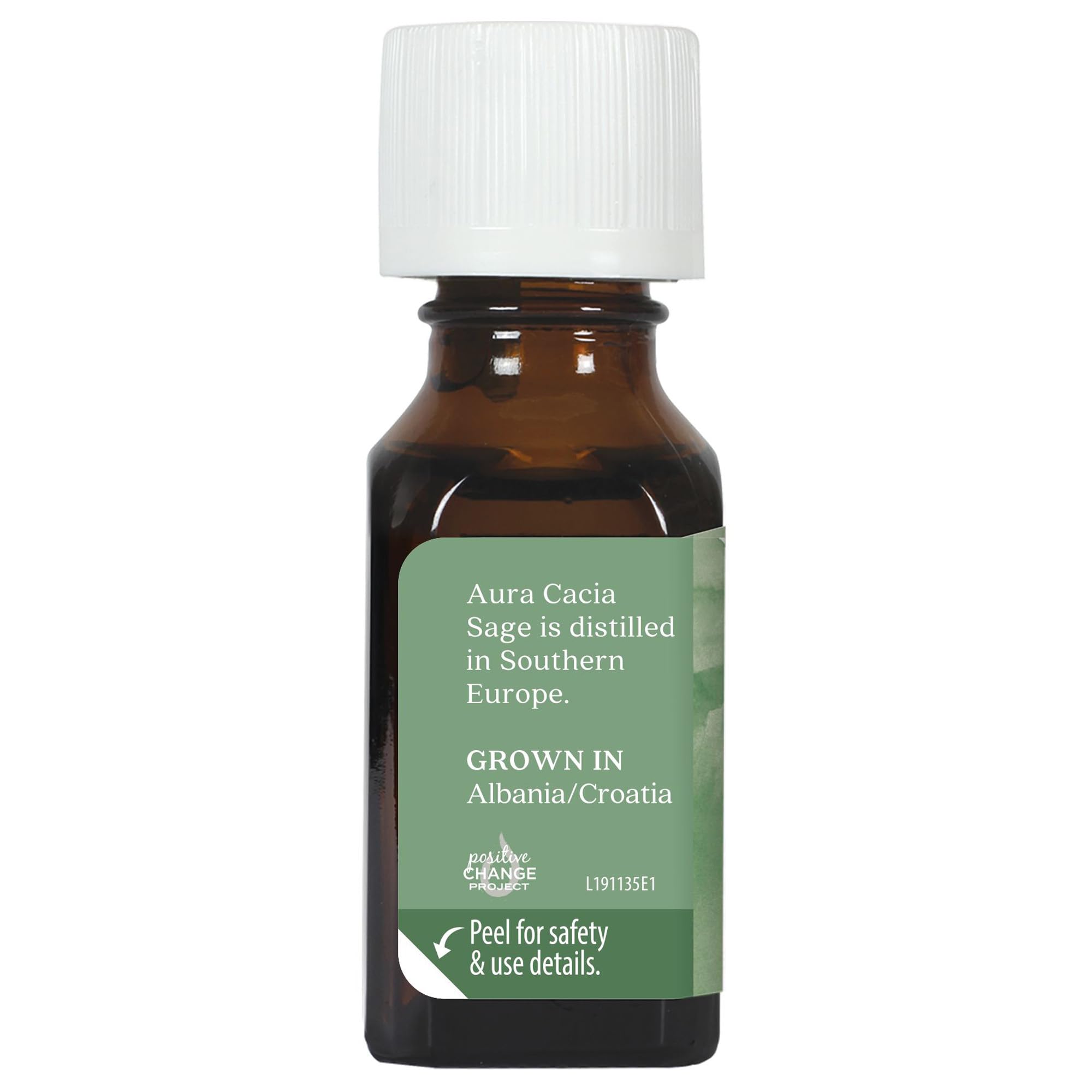 Aura Cacia Salvia Clary, difusor en uso para ambiente calmante.