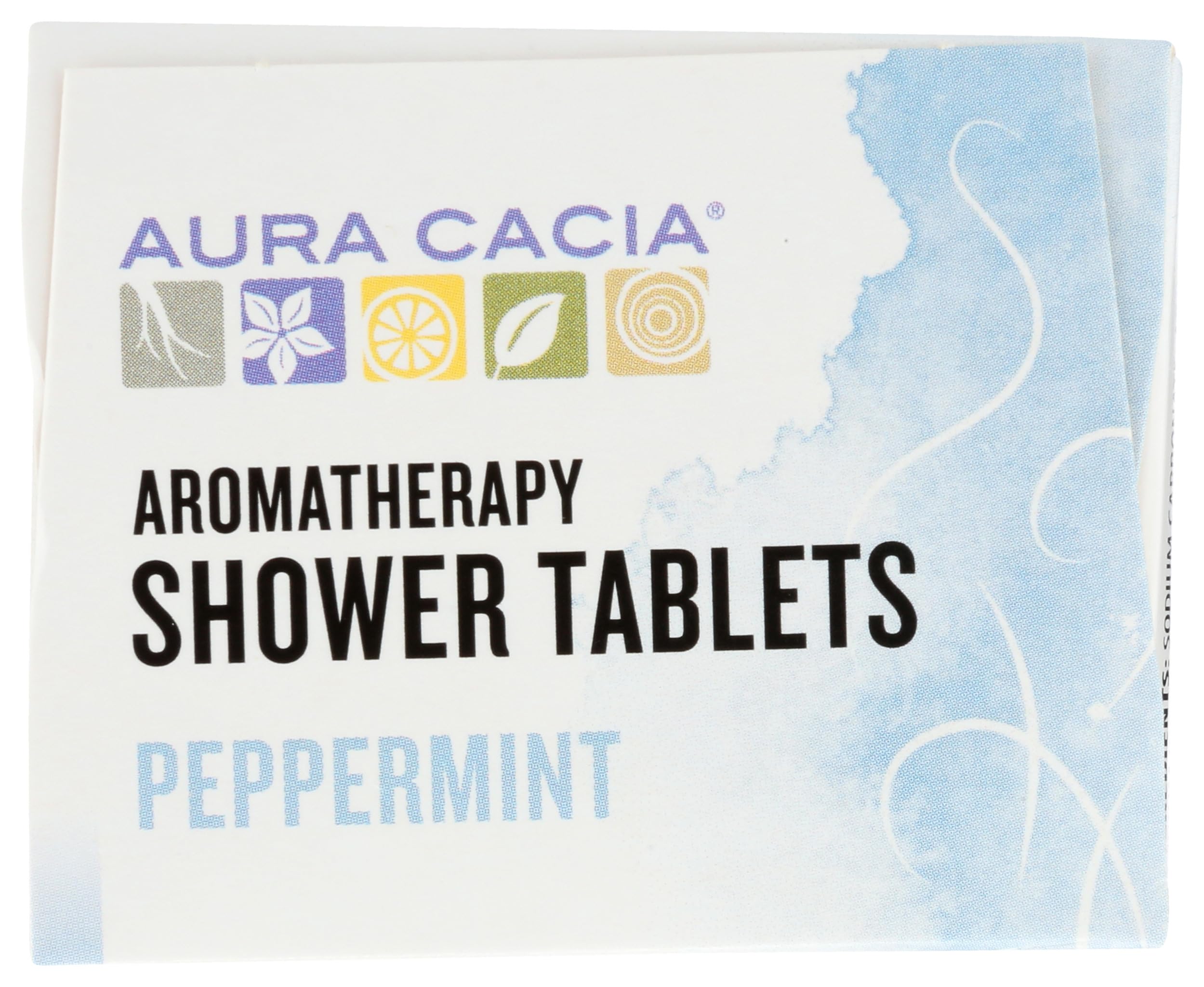 Aura Cacia tabletas de ducha aceites esenciales puros para aroma refrescante
