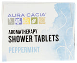 Aura Cacia tabletas de ducha aceites esenciales puros para aroma refrescante