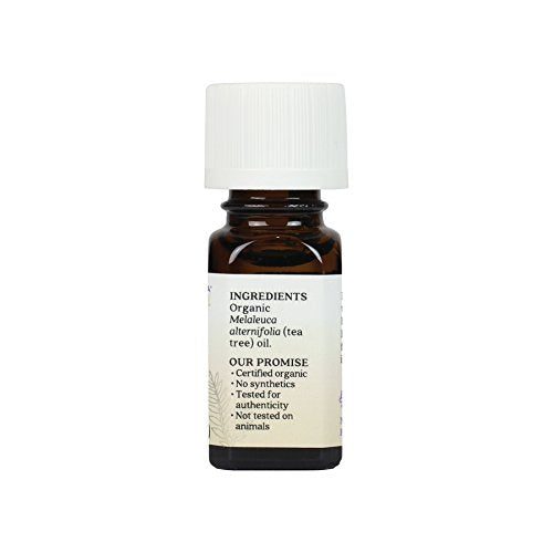 Aura Cacia Tea Tree: aplicación corporal, aceite diluido para cuidado diario