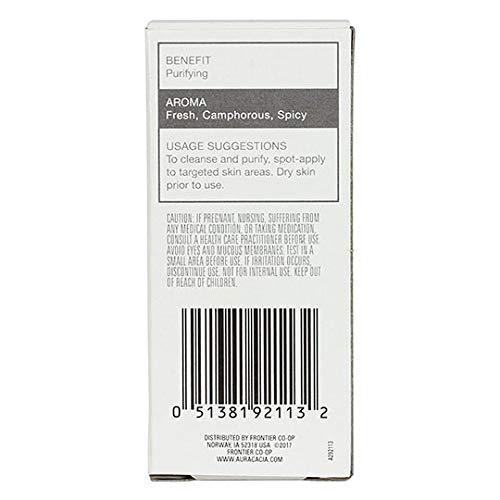Aura Cacia Tea Tree Roll-On, alivio puntual para áreas específicas de la piel.