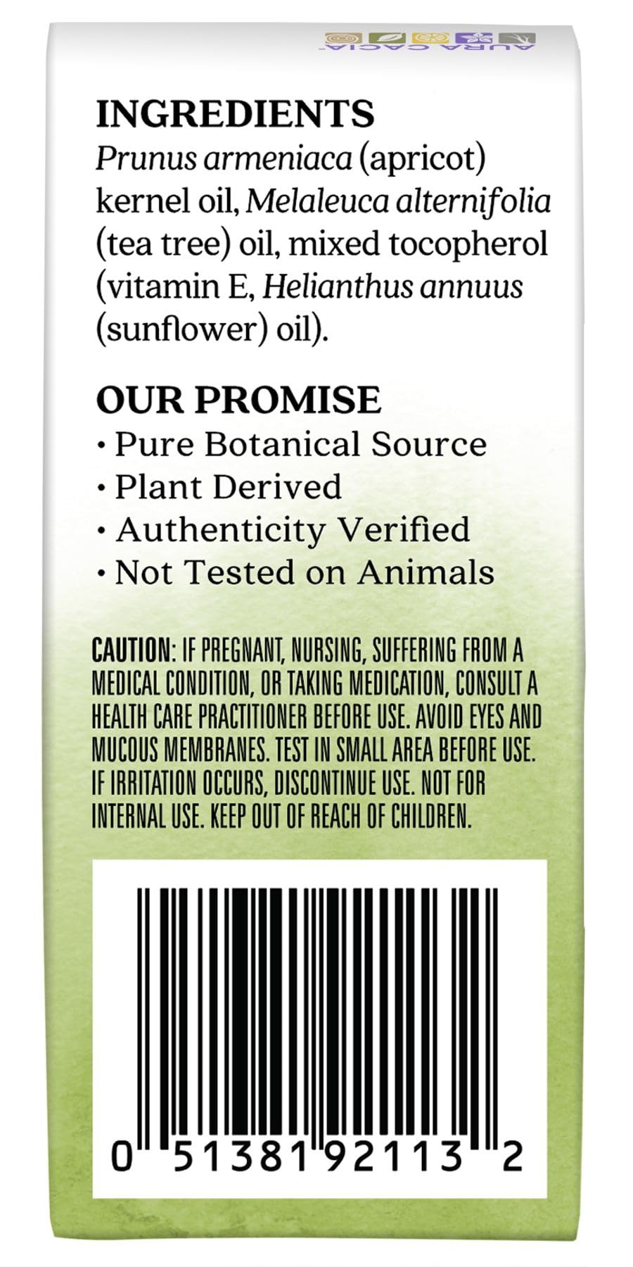Aura Cacia Tea Tree Roll-On, cuidado suave para piel seca y sin grasa.