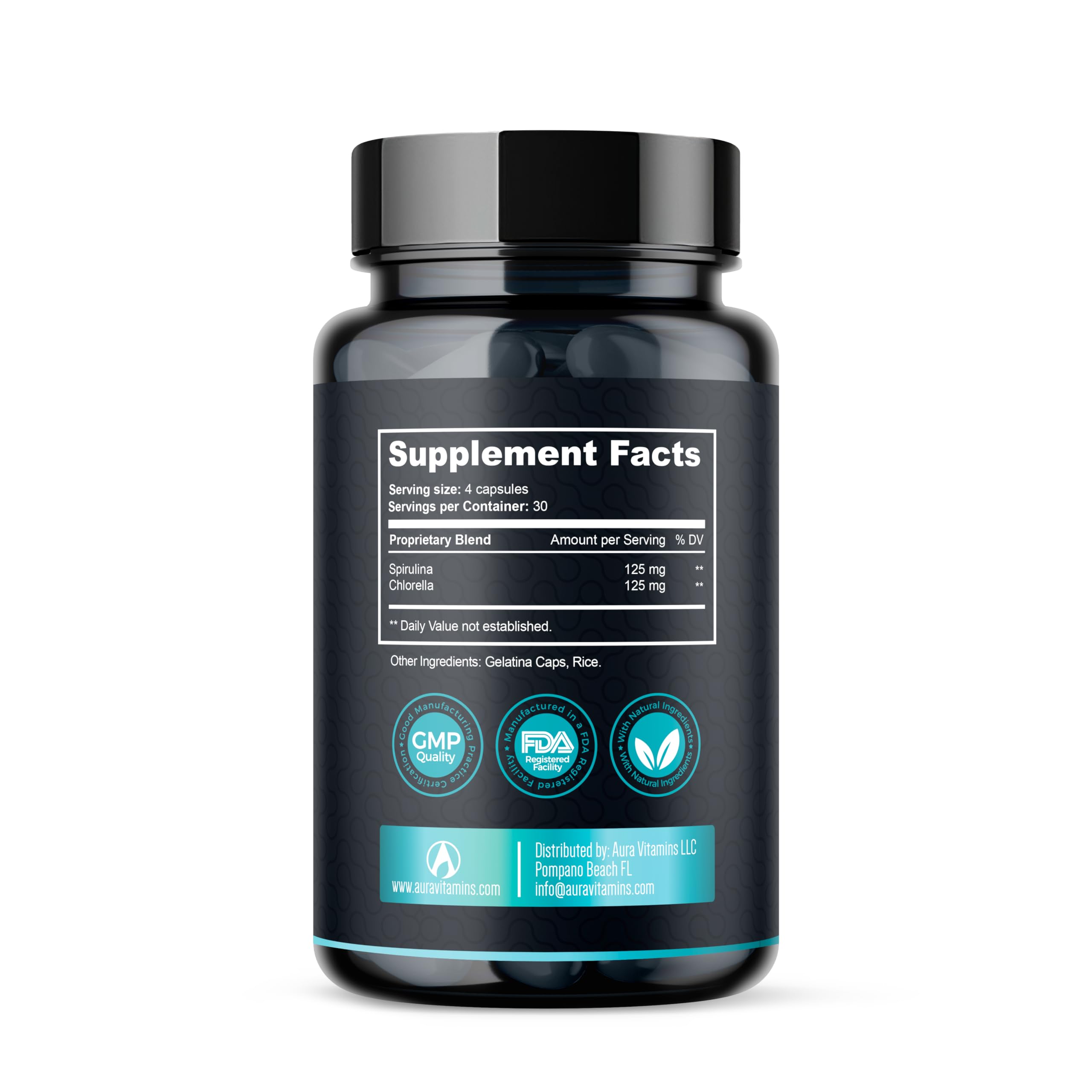 Aura Vitamins Antioxidantes Mezcla: ingredientes que apoyan el bienestar diario.