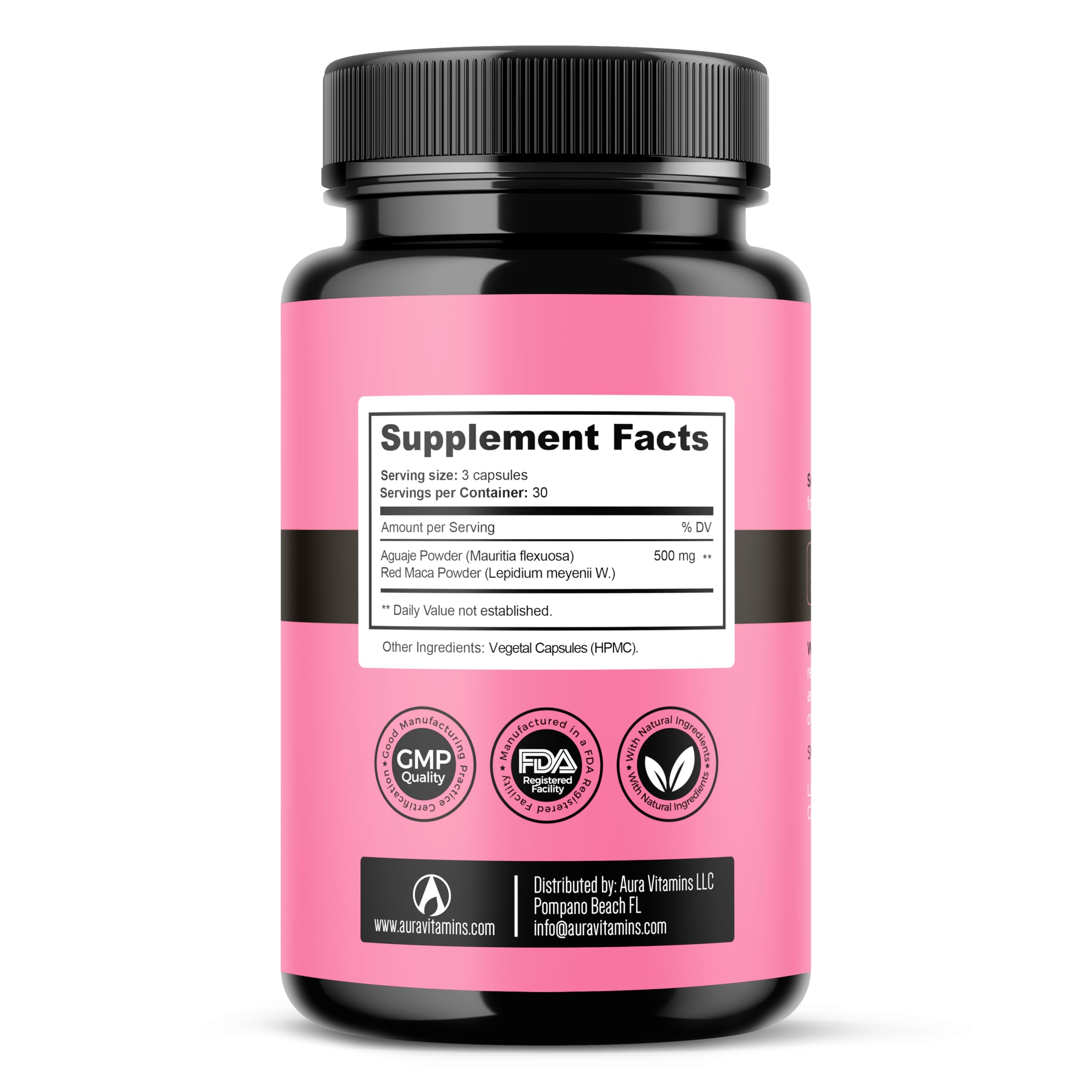 Aura Vitamins Fertili-T Female - tomando cápsulas: rutina diaria para salud reproductiva