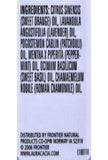 Aura Cacia Chill Pill etiqueta: uso diario sencillo para bienestar emocional.