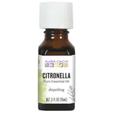 Aura Cacia Citronella Java, frasco de aceite puro para difusión aromática en casa.