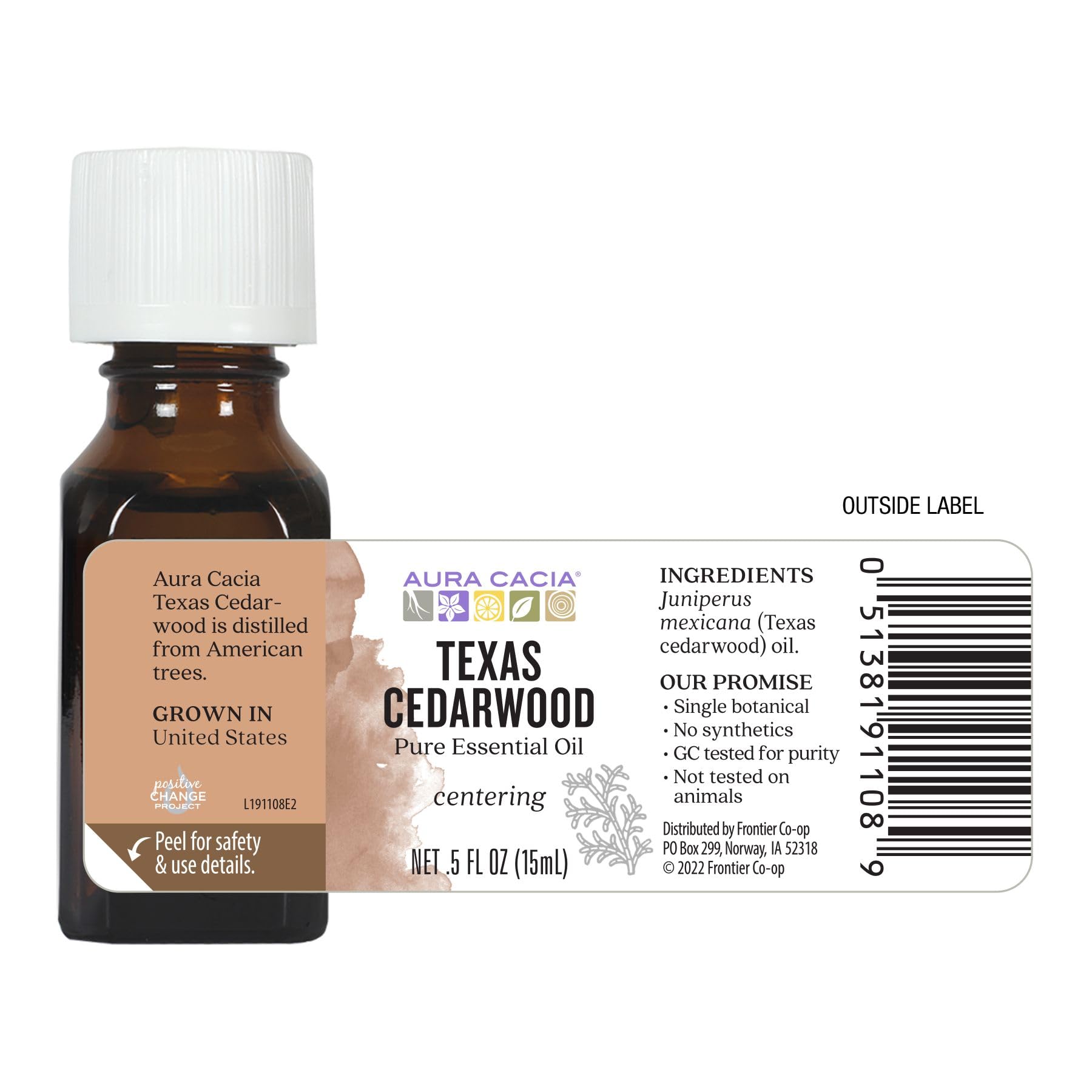 Aura Cacia control de calidad certificado para aceites esenciales.